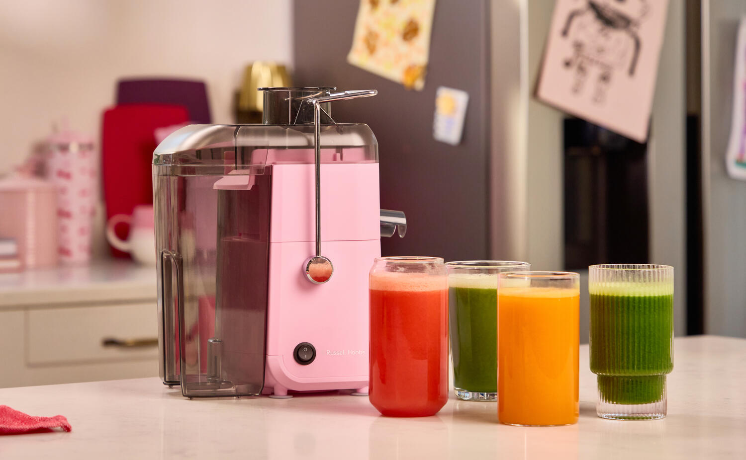 Juiceluxe juicemaskine - lyserød